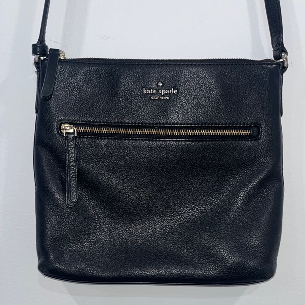 Kate Spade Black Leather Crossbody Bag